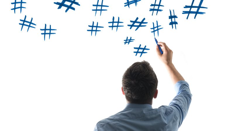 Use hashtags effectively